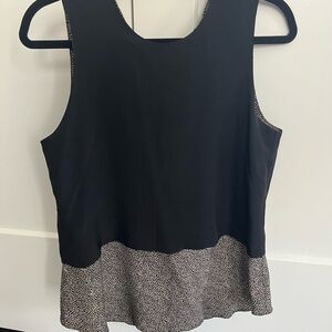 Black silk kymerah top